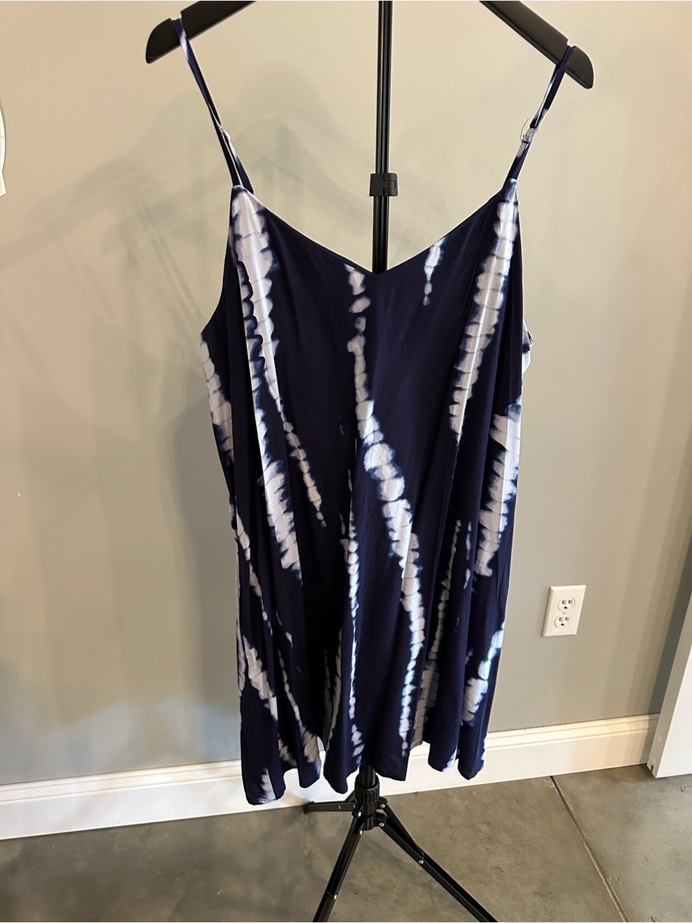 Crystal Doll Navy Blue and White Tie-Dye women’s new without tags